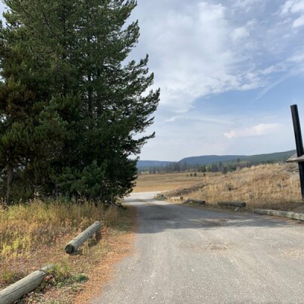 Grassy Lake Road Campsite 2 in Wyoming, Vereinigte Staaten von Amerika