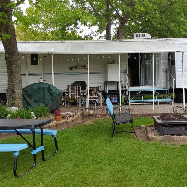 Circle B Campground in Indiana, Verenigde Staten Spottocamp Spottocamp