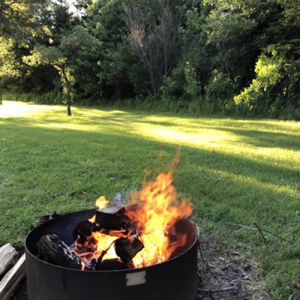 Lake Orient Recreation Area in Iowa, Vereinigte Staaten von Amerika
