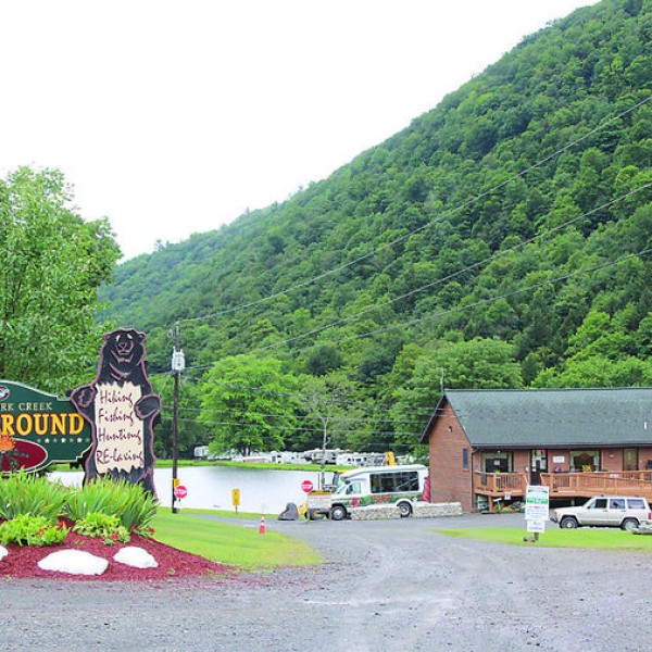 Stony Fork Creek Campground in Pennsylvania, Vereinigte Staaten von