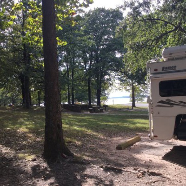 Applegate Cove Campground in Oklahoma, the United States Spottocamp